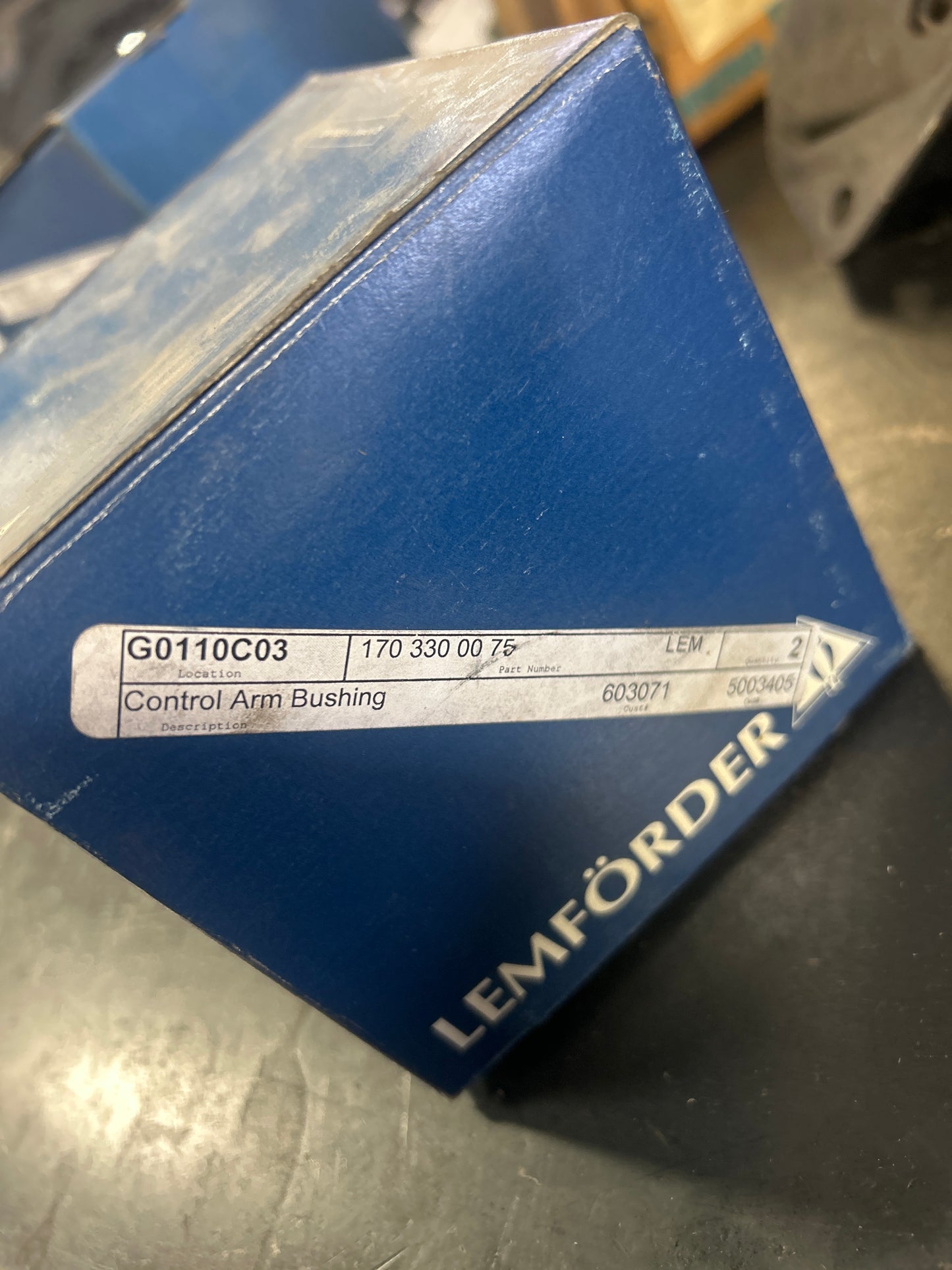 Control arm bushing